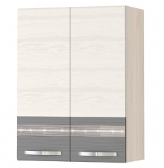 Шкаф кухонный Витра Графит 74.06 Сосна Астрид /Ваниль/Графит