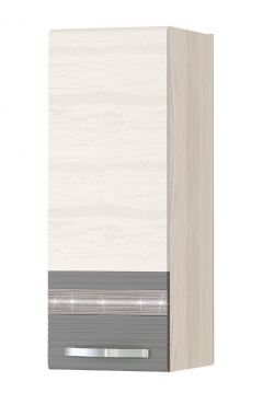 Шкаф кухонный лев/прав Витра Графит 74.07 Сосна Астрид /Ваниль/Графит