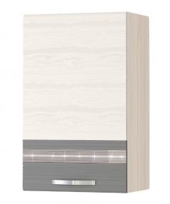 Шкаф кухонный лев/прав Витра Графит 74.10 Сосна Астрид /Ваниль/Графит