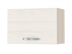 Шкаф кухонный над вытяжкой плавное закрывание Витра Графит 74.83 Сосна Астрид /Ваниль