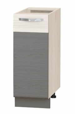 Напольный шкаф лев/прав Витра Графит 74.55 Сосна Астрид/Ваниль/Графит