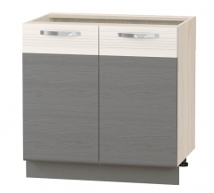 Напольный шкаф Витра Графит 74.60 Сосна Астрид/Ваниль/Графит