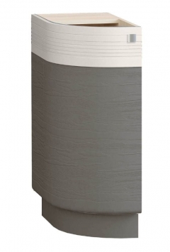 Напольный шкаф торцевой лев Витра Графит 74.65 Сосна Астрид/Ваниль/Графит