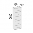 Шкаф 5 секций Витра Альфа 64.40 Дуб Кронберг