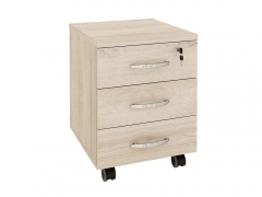 Тумба 3 ящика с замком Витра Альфа 64.47 Дуб Кронберг
