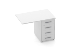 Тумба приставная Персона Грата Deka 9.05.10 Белый