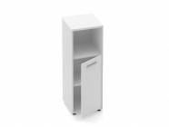 Шкаф 2 узкий закрытый с нишей Персона Грата Deka 10.12.11Пр Белый