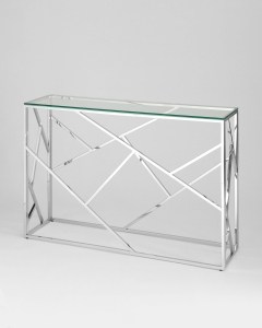 Консоль Stool Group АРТ ДЕКО 115x30 Серебро
