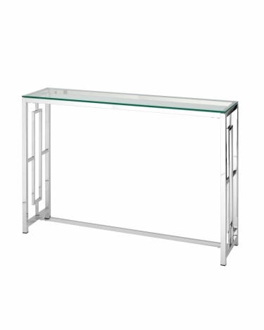 Консоль Stool Group БРУКЛИН 115x30 Серебро