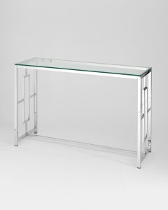 Консоль Stool Group БРУКЛИН 120x40 Серебро