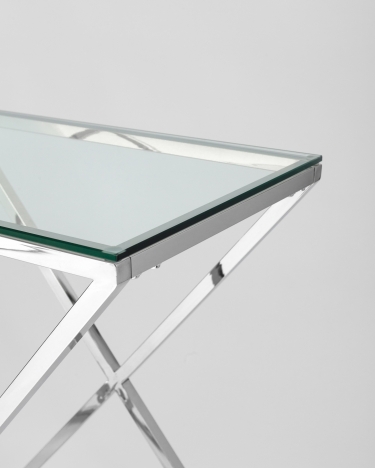 Консоль Stool Group ИНСИГНИЯ 120x40 Серебро