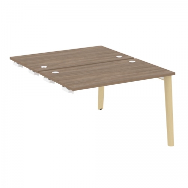 Стол-приставка двойной к опорным элементам Рива ONIX WOOD OW.D.SPR-2.7 Тиквуд Темный/Светлый