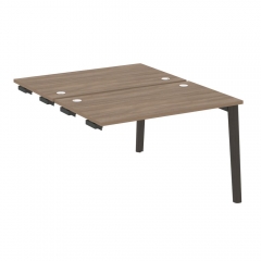 Стол-приставка двойной к опорным элементам Рива ONIX WOOD OW.D.SPR-2.7 Тиквуд Темный/Темный