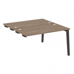 Стол-приставка двойной к опорным элементам Рива ONIX WOOD OW.D.SPR-3.7 Тиквуд Темный/Темный