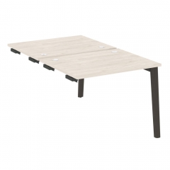 Стол-приставка двойной к опорным элементам Рива ONIX WOOD OW.D.SPR-1.8 Денвер Светлый/Темный