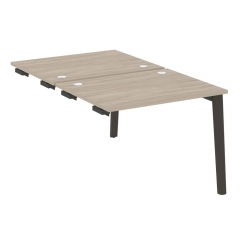 Стол-приставка двойной к опорным элементам Рива ONIX WOOD OW.D.SPR-1.8 Дуб Аттик/Темный