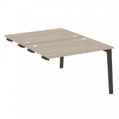 Стол-приставка двойной к опорным элементам Рива ONIX WOOD OW.D.SPR-2.8 Тиквуд Светлый/Темный