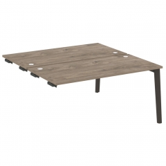 Стол-приставка двойной к опорным элементам Рива ONIX WOOD OW.D.SPR-4.8 Тиквуд Темный/Темный
