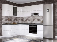 Кухонный гарнитур угловой ширина 172х240 см Витра Бьянка 43