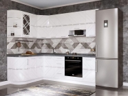 Кухонный гарнитур угловой ширина 162х240 см Витра Бьянка 41