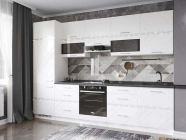 Кухонный гарнитур ширина 317 см Витра Бьянка 38