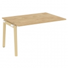 Проходной наборный элемент переговорного стола Рива ONIX WOOD OW.NPRG-3 Тиквуд Светлый/Светлый