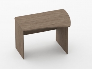 Стол эргономичный Персона Грата Glassy 1.12.12Пр Дуб Верцаска