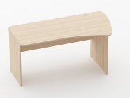 Стол эргономичный Персона Грата Glassy 1.12.16Пр Дуб молочный