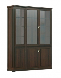 Шкаф для бумаг, 3 створки левый POINTEX MINISTRY Композиция 6.1 Южный орех