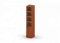 Шкаф полуоткрытый с замком, правый Дэфо Танго Ш15-04Rз Орех