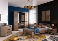 Комплект мебели для спальни Мебельград Соренто 1 Дуб Стирлинг