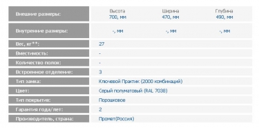 Тумба мобильная ЗМК Промет Тумба BFC-70/3 AP-1