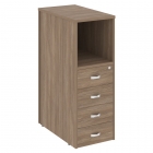 Тумба 4 ящика проходная, средняя Рива ONIX O.R-TV-4 Дуб Аризона