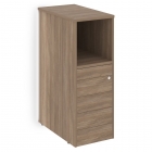 Тумба с подсветкой 5 ящиков TIP-ON завершающая, левая Рива ONIX O.R-TV-5TIP.SL Дуб Аризона