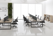 Рабочая станция Skyland XTEN-Q XQWST 2470 Бук Тиара Антрацит