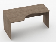 Стол угловой Персона Грата Glassy 1.14.16Л Дуб Верцаска