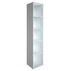 Стеллаж высокий угловой Рива Riva А.СУ-1 Белый