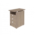 Тумба приставная с замком Рива STYLE Л.ТП-4.2 Вяз Благородный