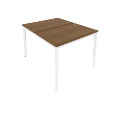 Рабочая станция на металлокаркасе Рива SLIM SYSTEM С.СП-3.2 Орех-Белый