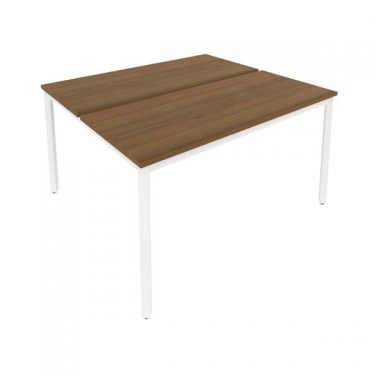 Рабочая станция на металлокаркасе Рива SLIM SYSTEM С.СП-5.2 Орех-Белый