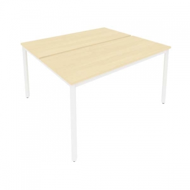 Рабочая станция на металлокаркасе Рива SLIM SYSTEM С.СП-5.2 Клен-Белый
