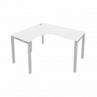 Стол письменный Рива METAL SYSTEM Б.СА-3 Л Белый/Серый