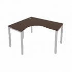 Стол письменный Рива METAL SYSTEM Б.СА-3 Л Венге/Серый