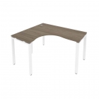 Стол письменный Рива METAL SYSTEM Б.СА-3 Л Вяз/Белый