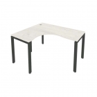 Стол письменный Рива METAL SYSTEM Б.СА-3 Л Наварра/Антрацит