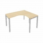 Стол письменный Рива METAL SYSTEM Б.СА-3 Пр Акация/Серый