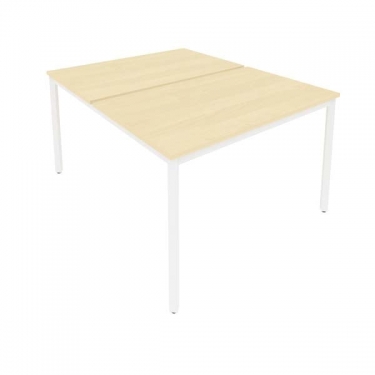 Рабочая станция на металлокаркасе Рива SLIM SYSTEM С.СП-4.3 Клен-Белый