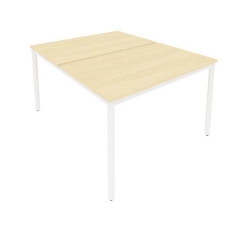 Рабочая станция на металлокаркасе Рива SLIM SYSTEM С.СП-4.3 Клен-Белый