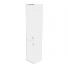 Шкаф высокий узкий левый Рива STYLE Л.СУ-1.3 Л Белый