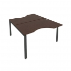 Рабочая станция Рива Metal System Б.РАС-СА-2.2 Венге/Антрацит